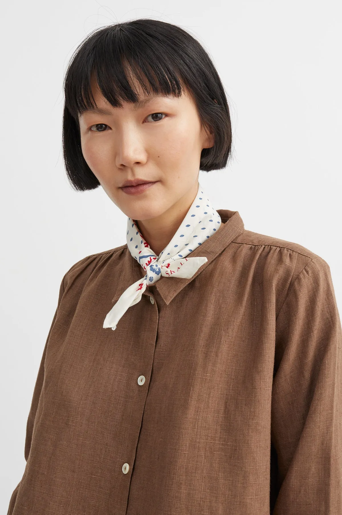 Nettle Shirt Cedar Brown