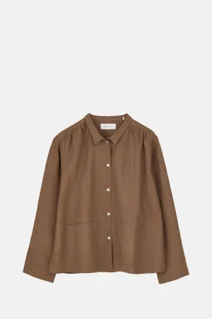 Nettle Shirt Cedar Brown