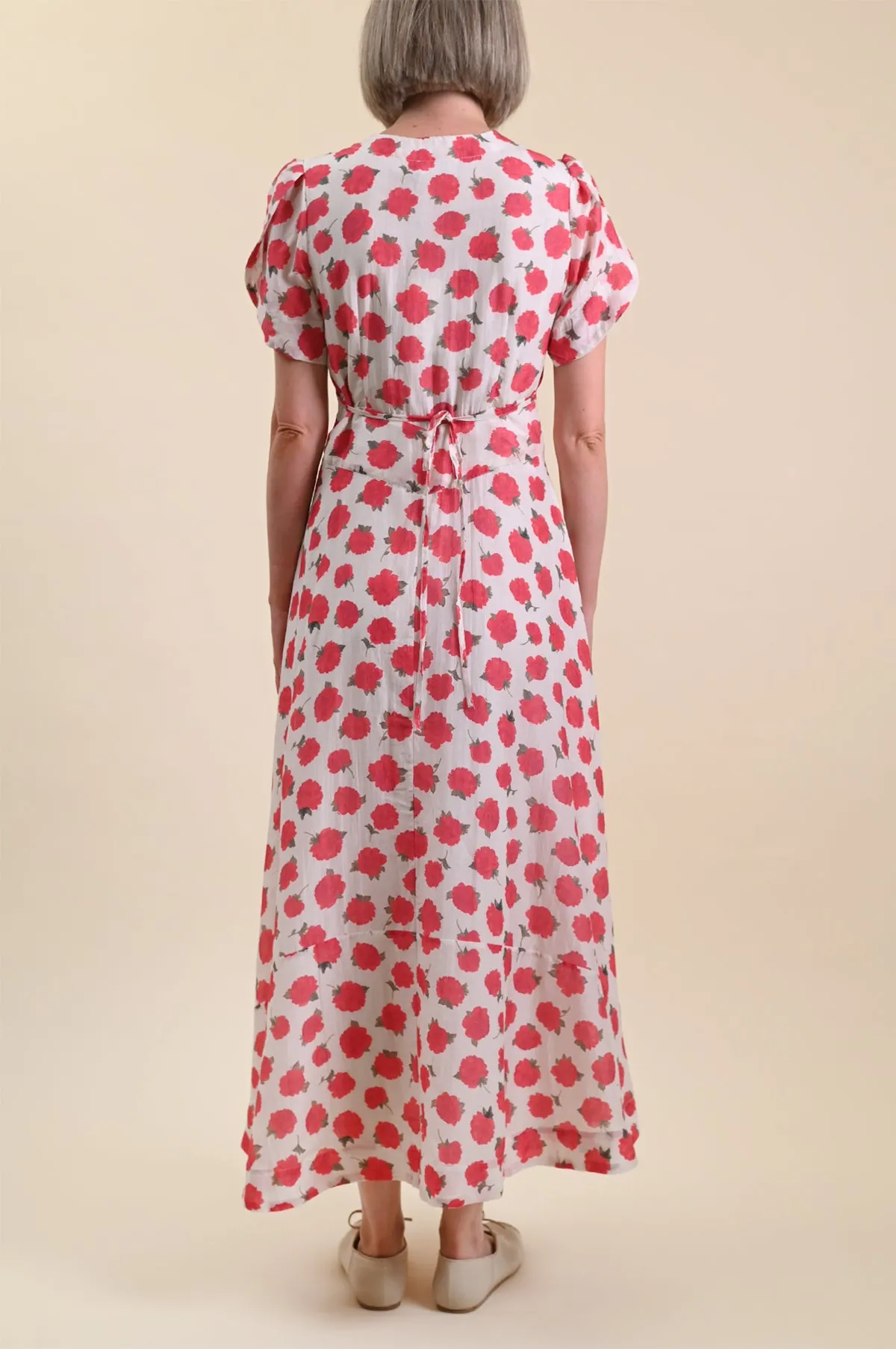 Novara Dress Vintage Rose Ivory