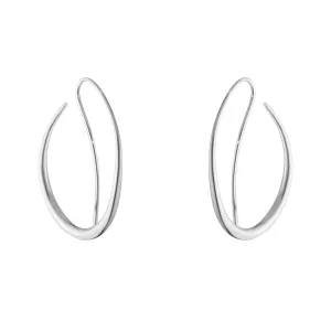 Offspring Double Silver Hoops