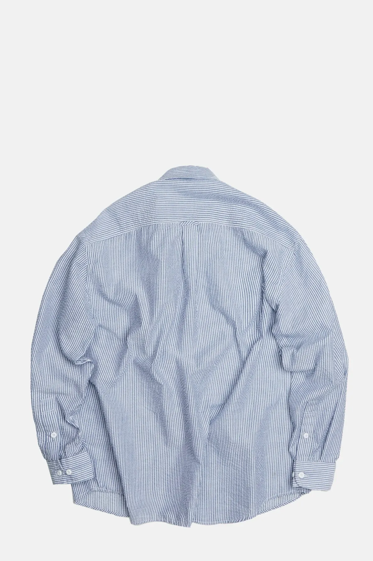OG Stripe Seersucker Shirt Blue