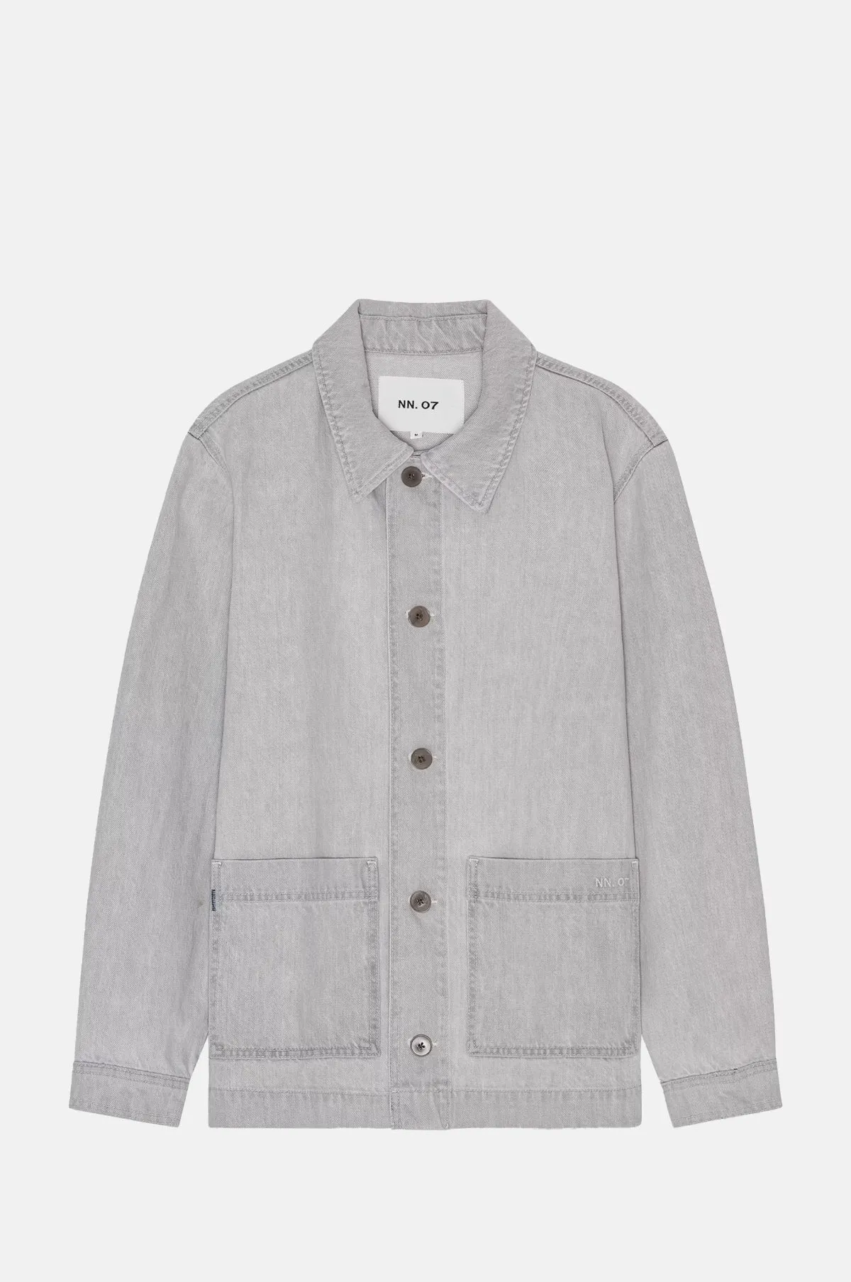 Ollie Shirt Light Grey Denim