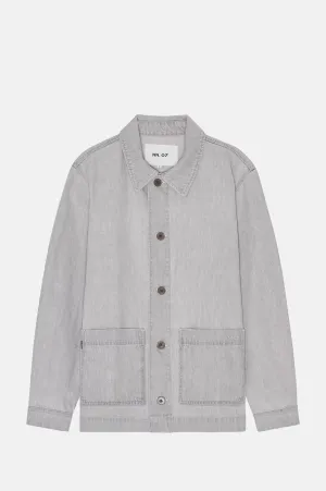 Ollie Shirt Light Grey Denim