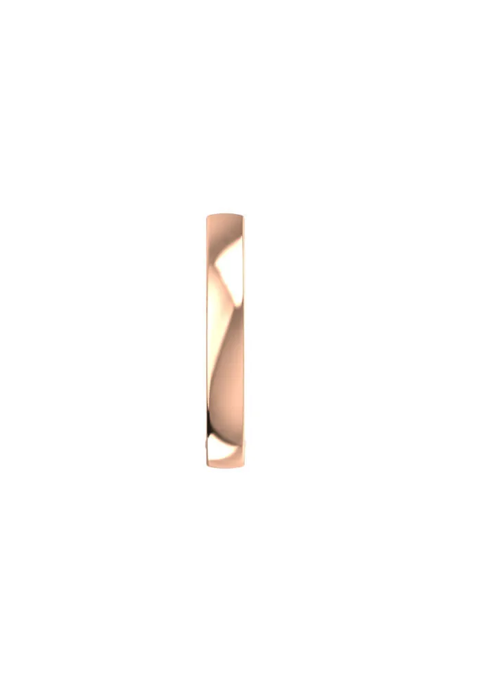 One Essential 18K Rosegold Hoop