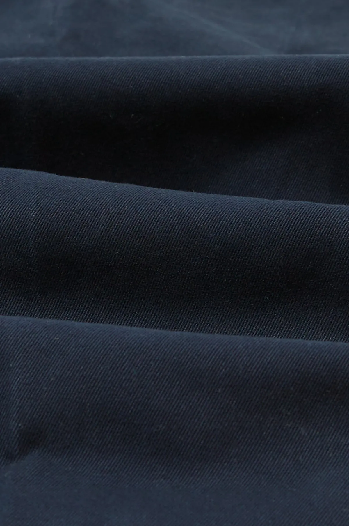 Peached Flat Front Chino Dark Navy