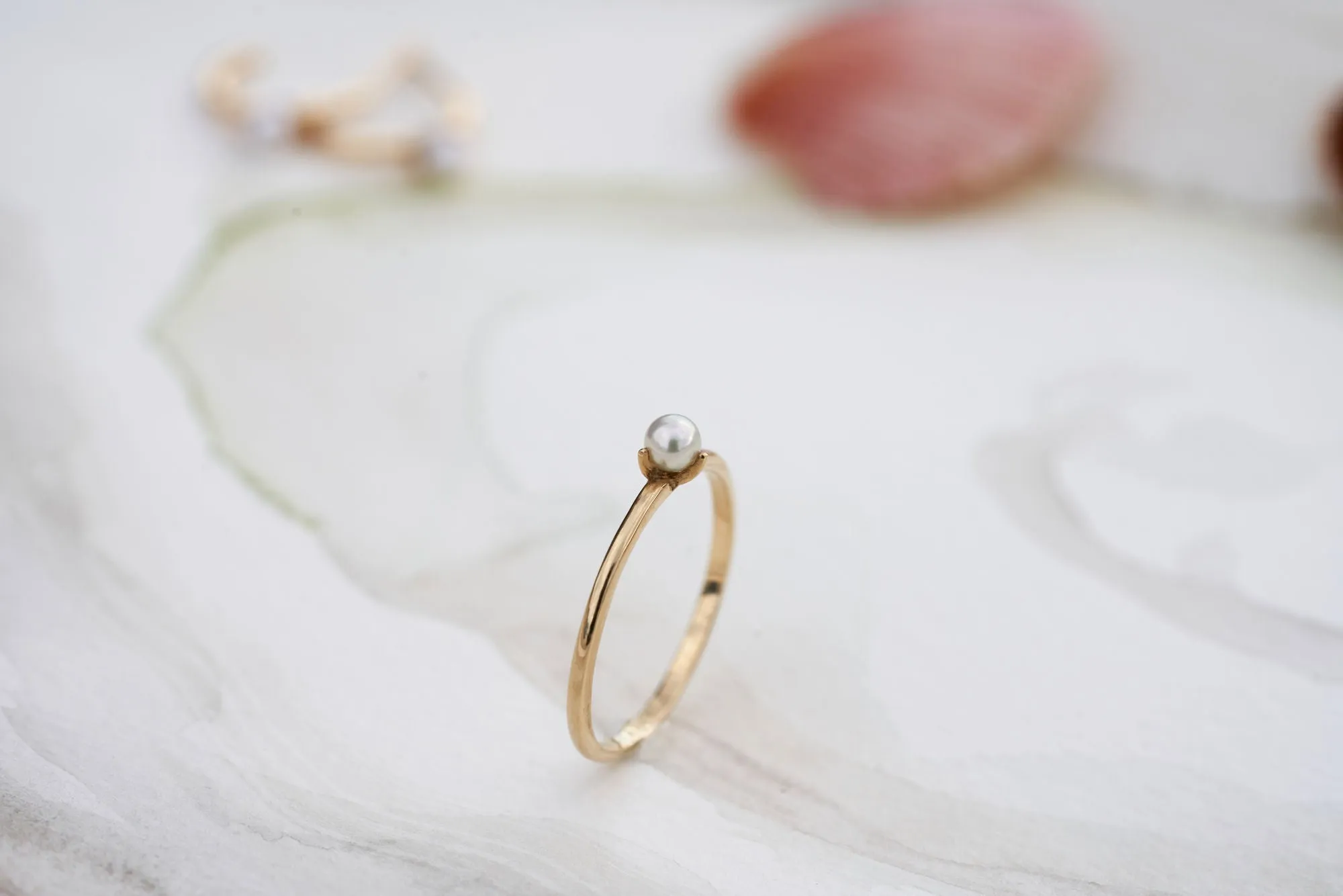 Pearl 14K Gold Ring