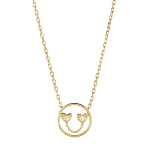 PETIT Jen 14K Gold Necklace w. Diamond