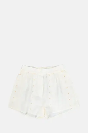 Pixel Shorts Natural/Ecru