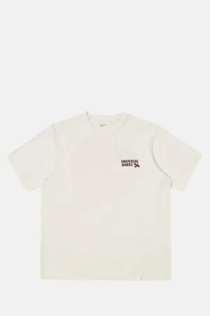 PLS Print Tee Ecru