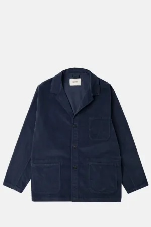 Port Jacket Fine Corduroy Navy