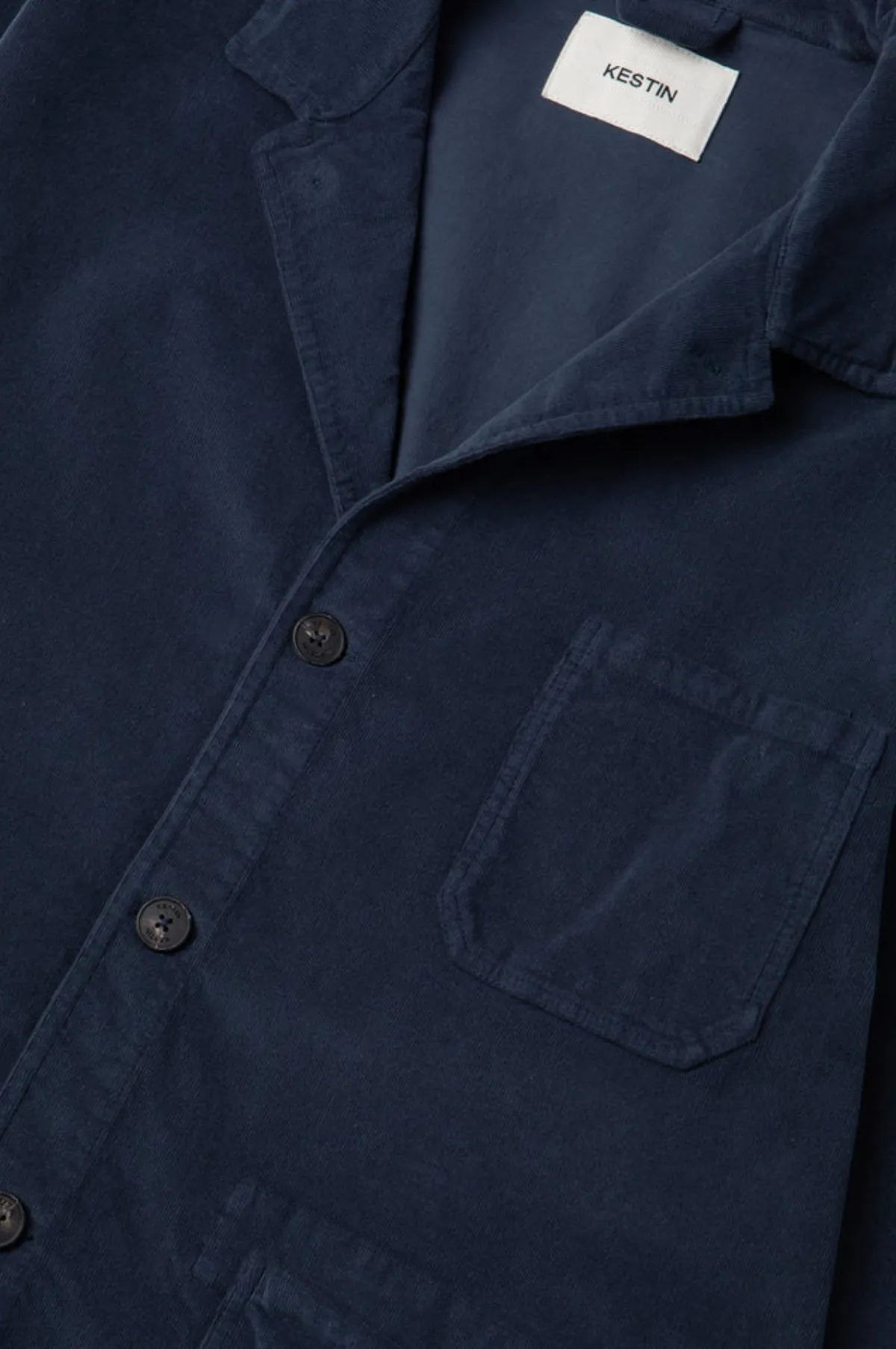 Port Jacket Fine Corduroy Navy