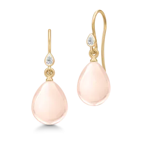 Prima Ballerina Blush Gold Plated Earrings