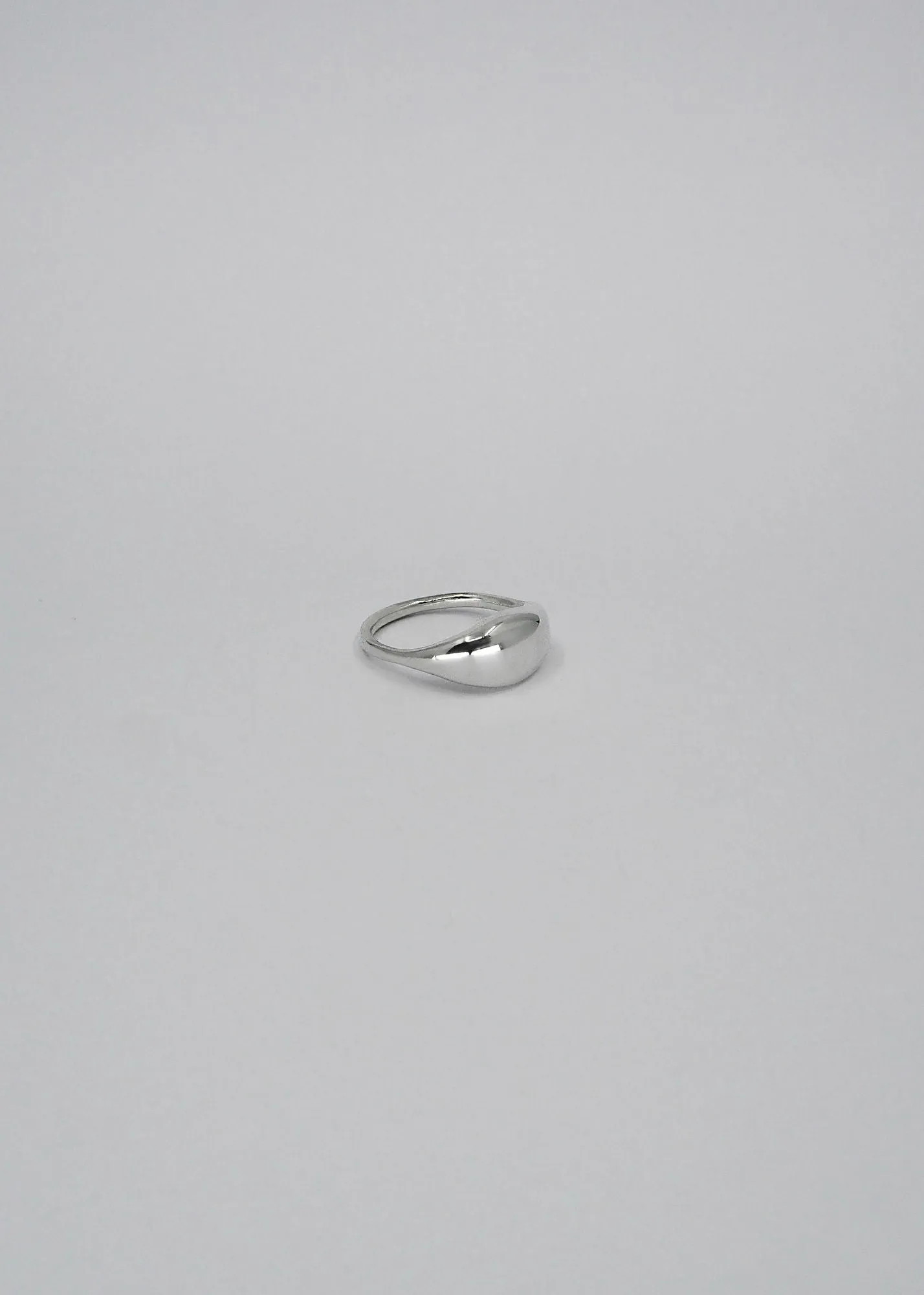 Puka Silver Ring