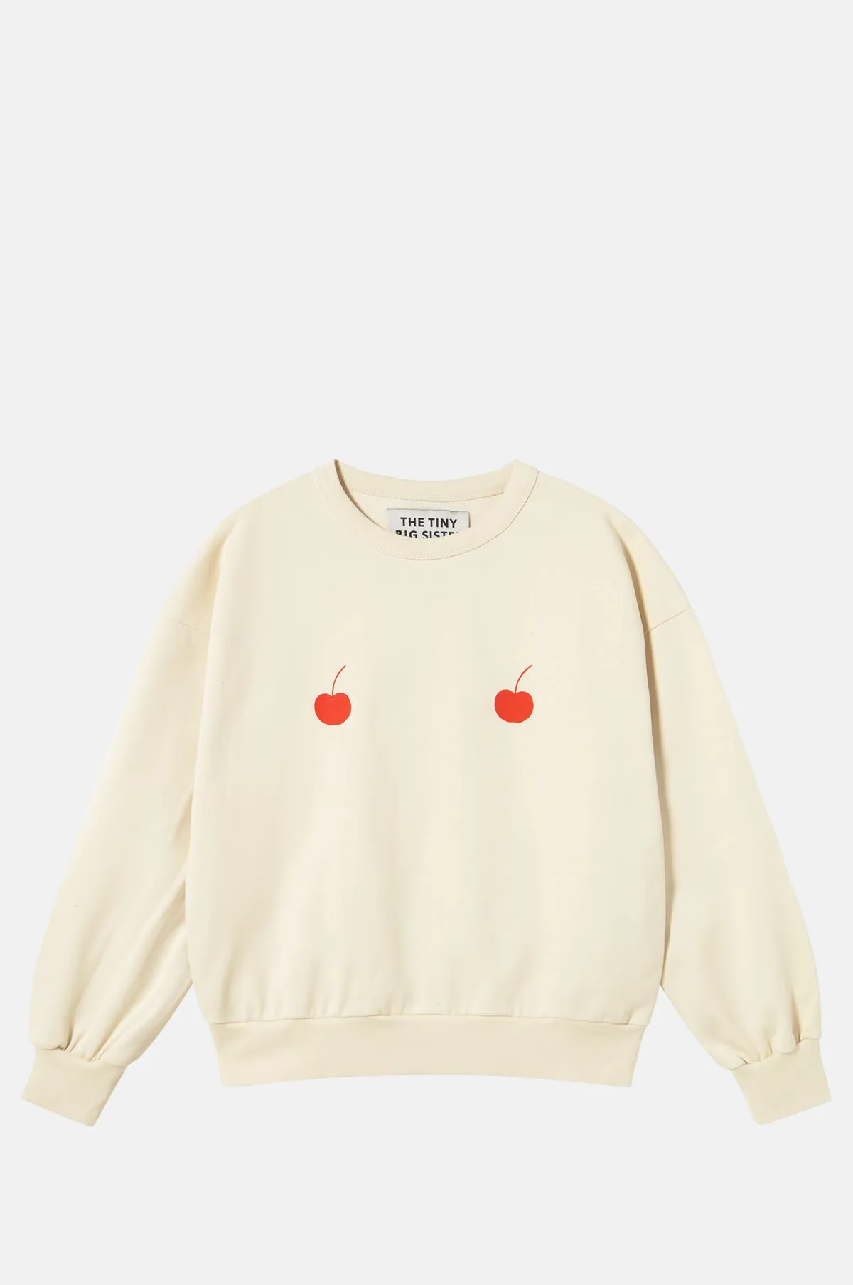 "Cherries" Sweatshirt Light Cream
