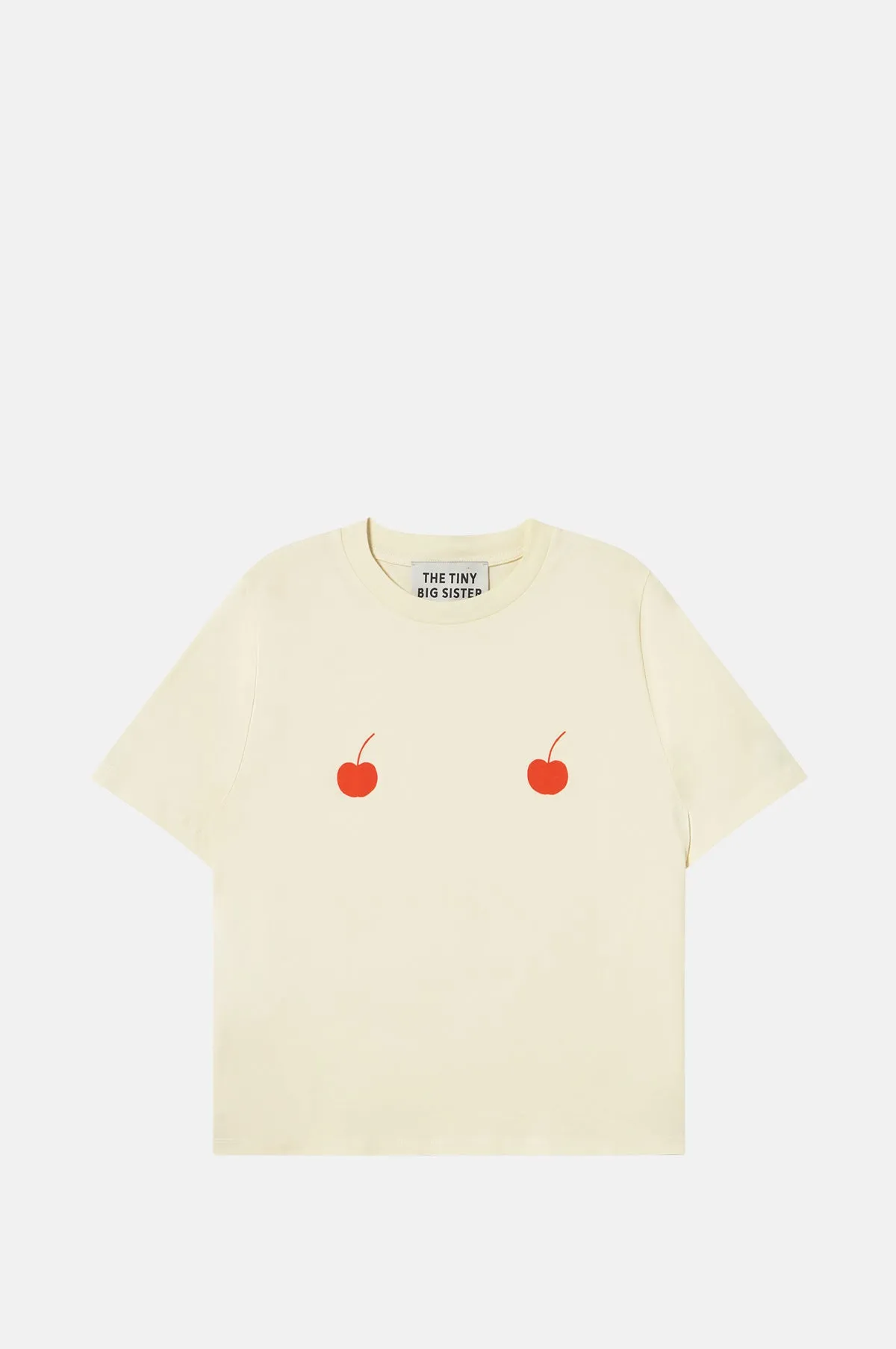 "Cherries" Tee Off-White