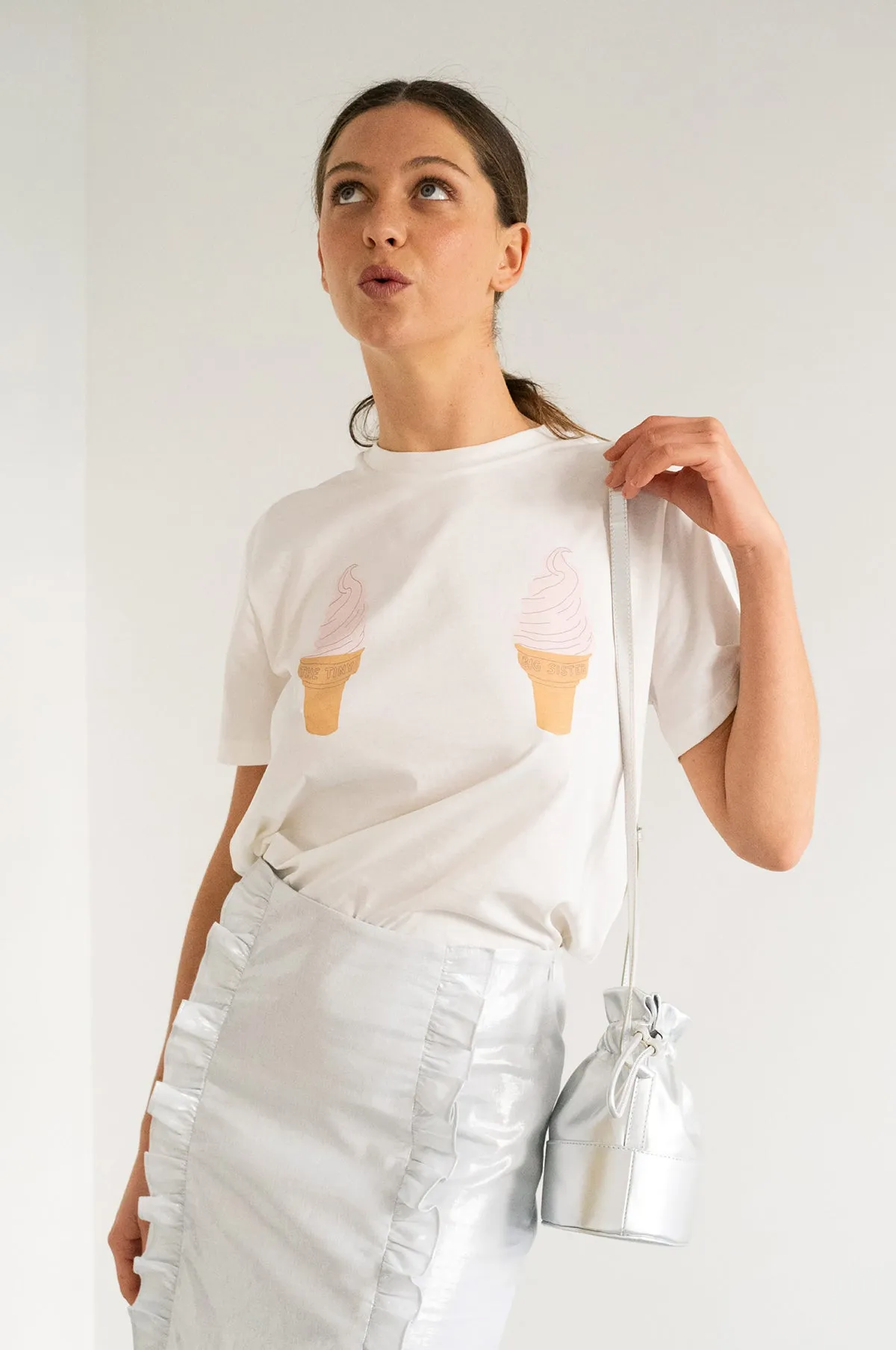 "Ice Creams" Tee Off-White