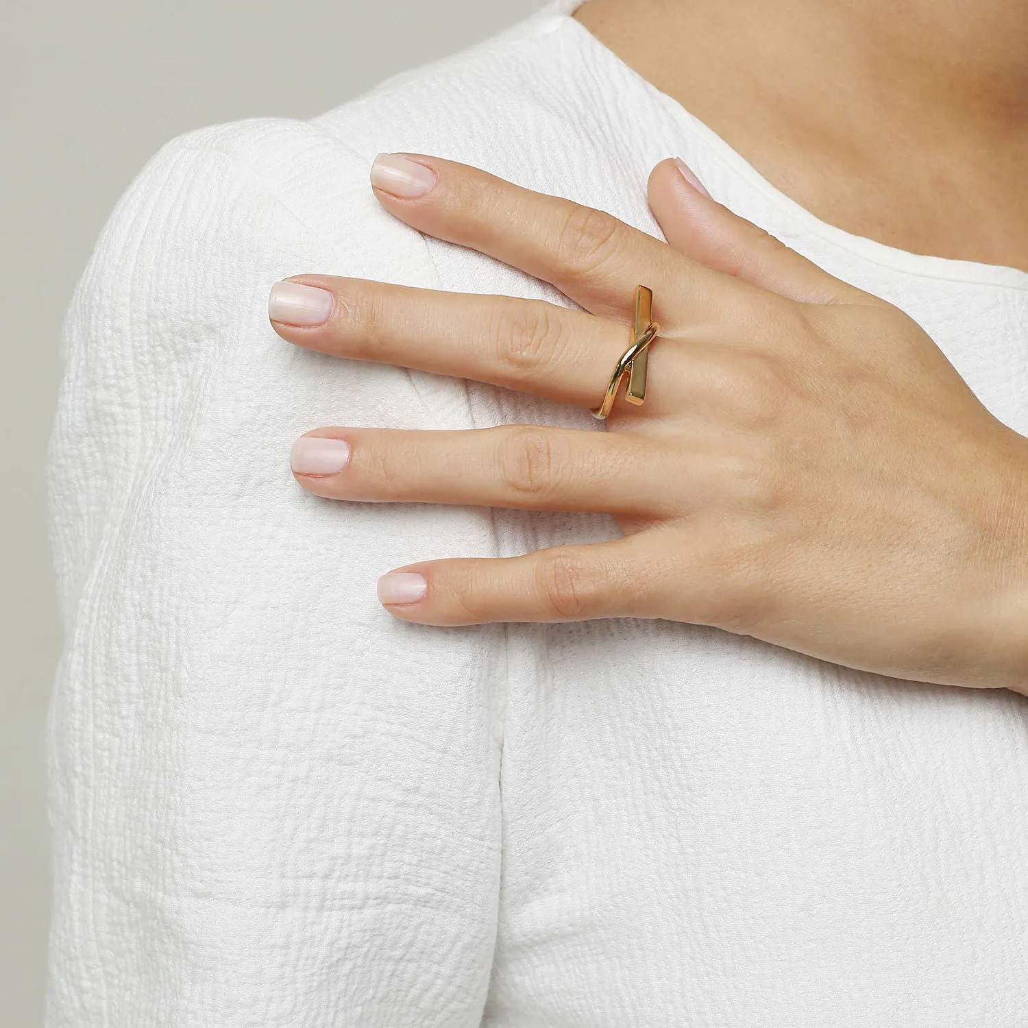 Rebel Gold Plated Ring