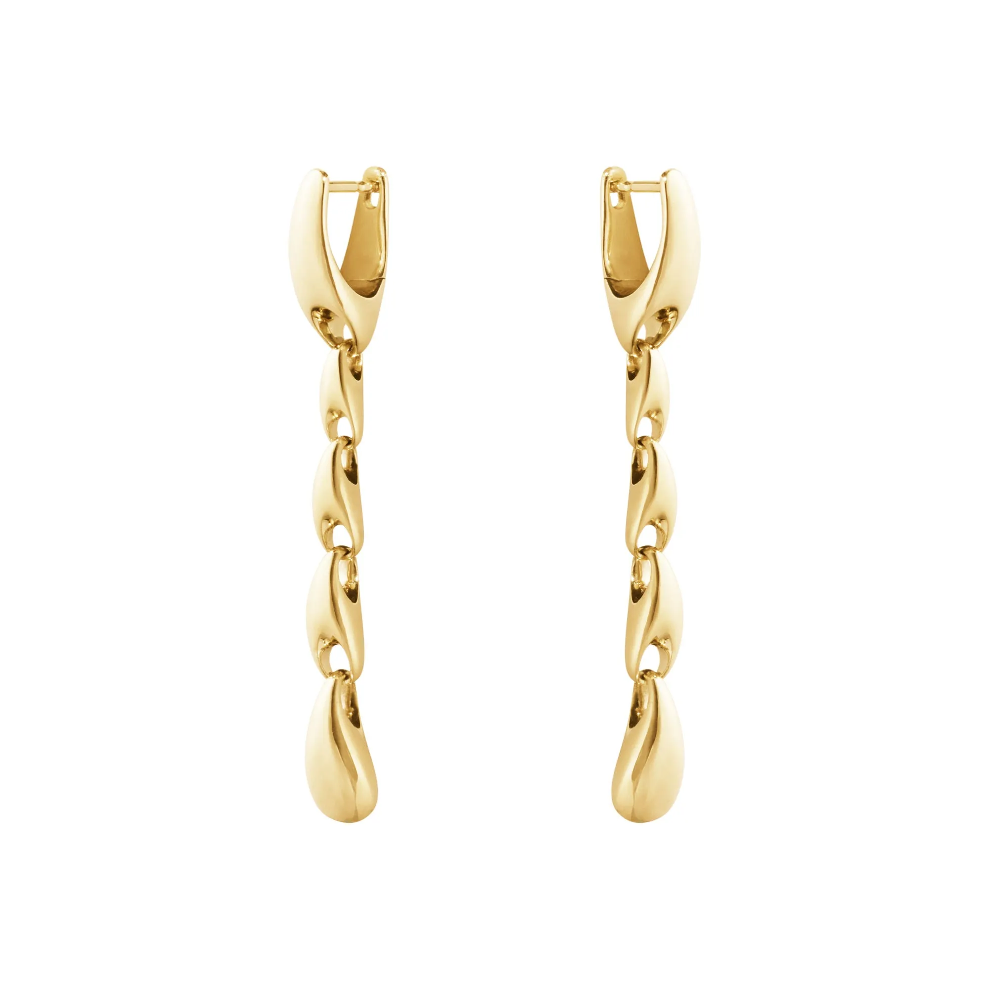 Reflect 5 Link 18K Gold Earrings