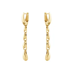 Reflect 5 Link 18K Gold Earrings