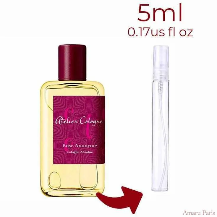 Rose Anonyme Atelier Cologne for women and men Decant Samples