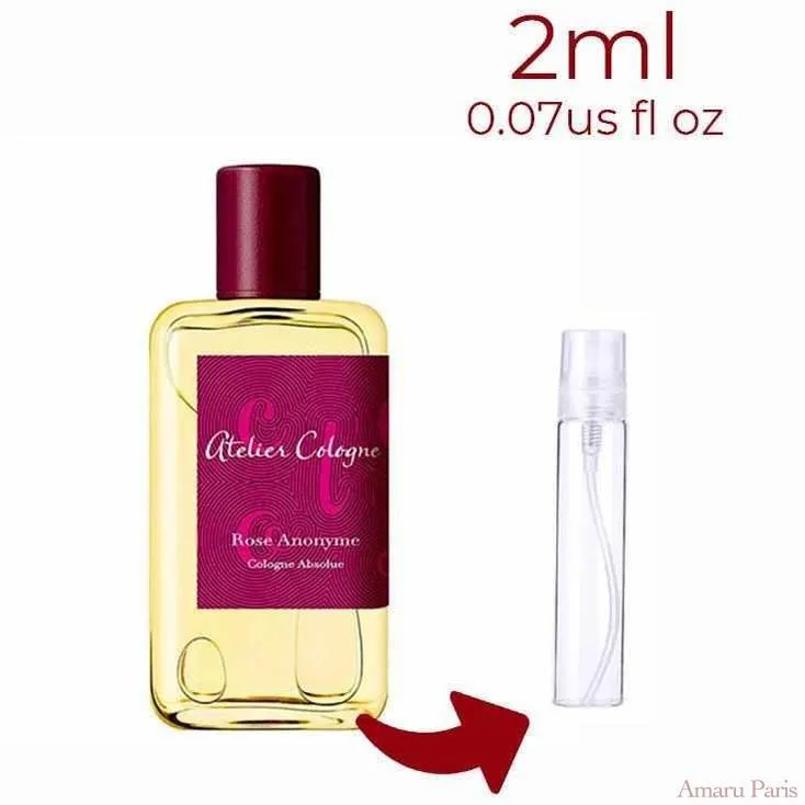 Rose Anonyme Atelier Cologne for women and men Decant Samples