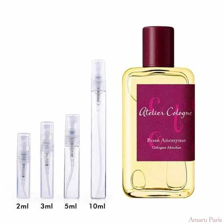 Rose Anonyme Atelier Cologne for women and men Decant Samples