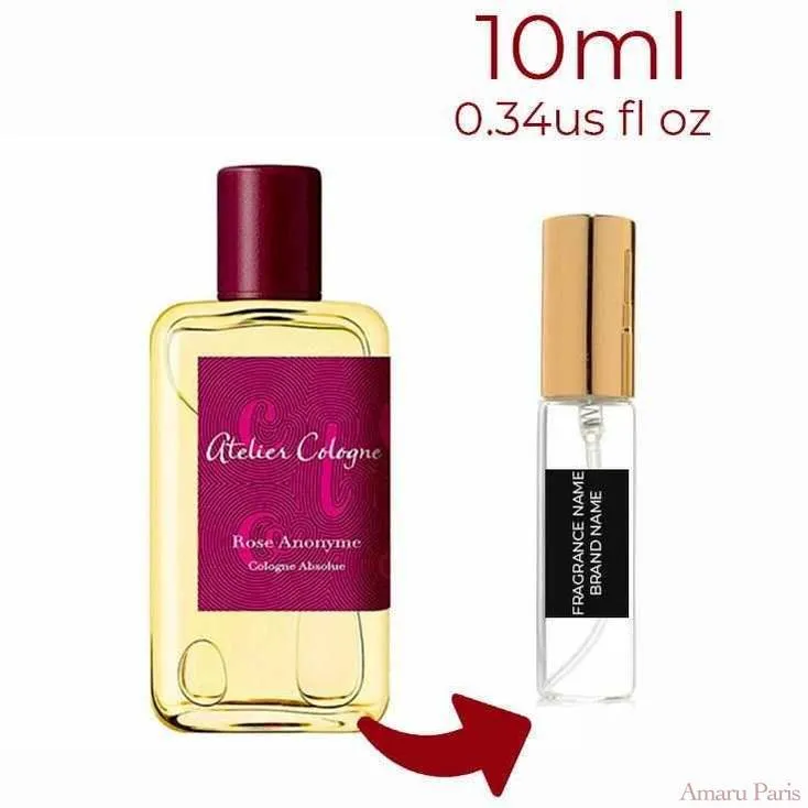 Rose Anonyme Atelier Cologne for women and men Decant Samples