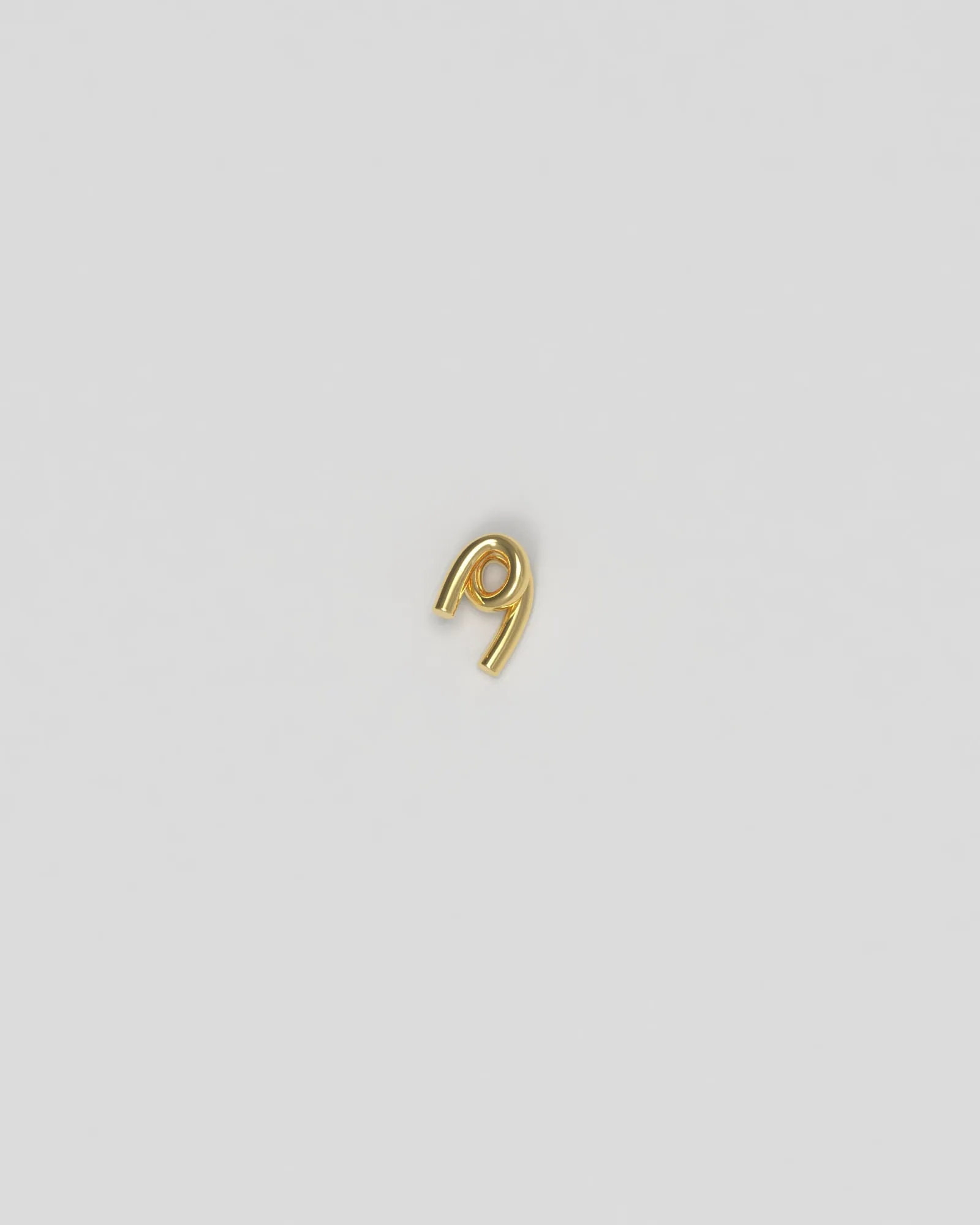 Rose Charm 18K Gold Pendant