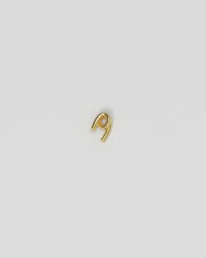 Rose Charm 18K Gold Pendant