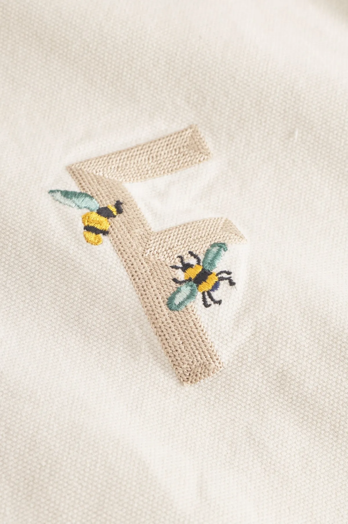 Rowan Embroidery Canvas Overshirt Cloud