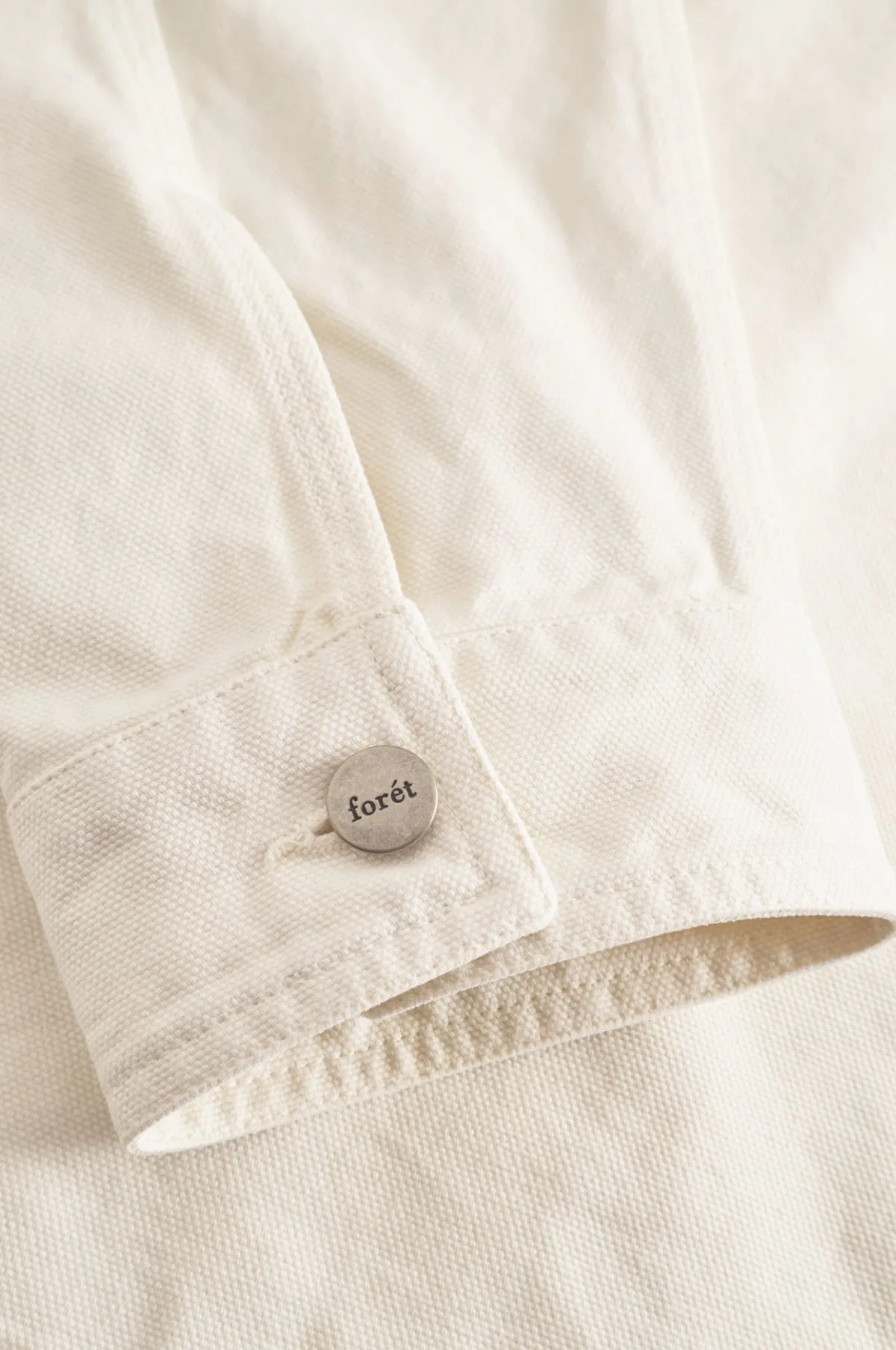 Rowan Embroidery Canvas Overshirt Cloud