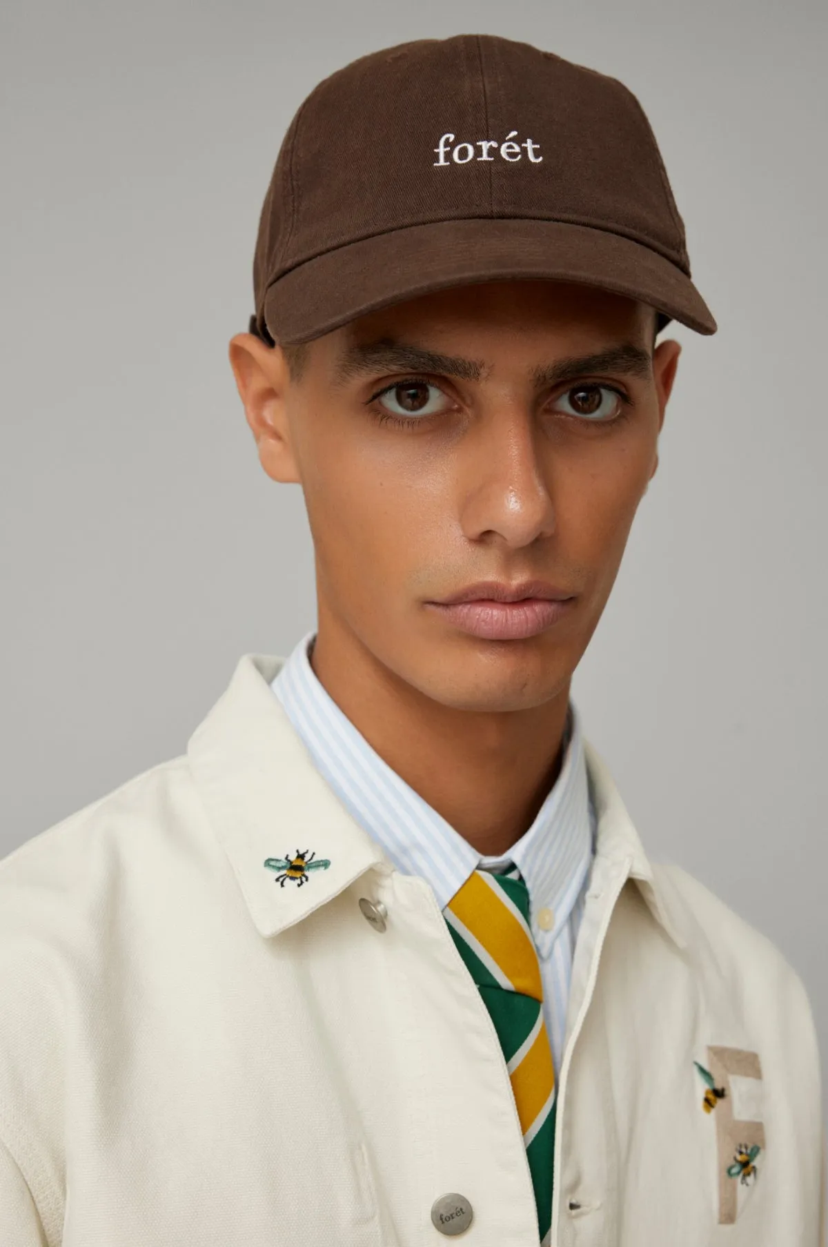 Rowan Embroidery Canvas Overshirt Cloud