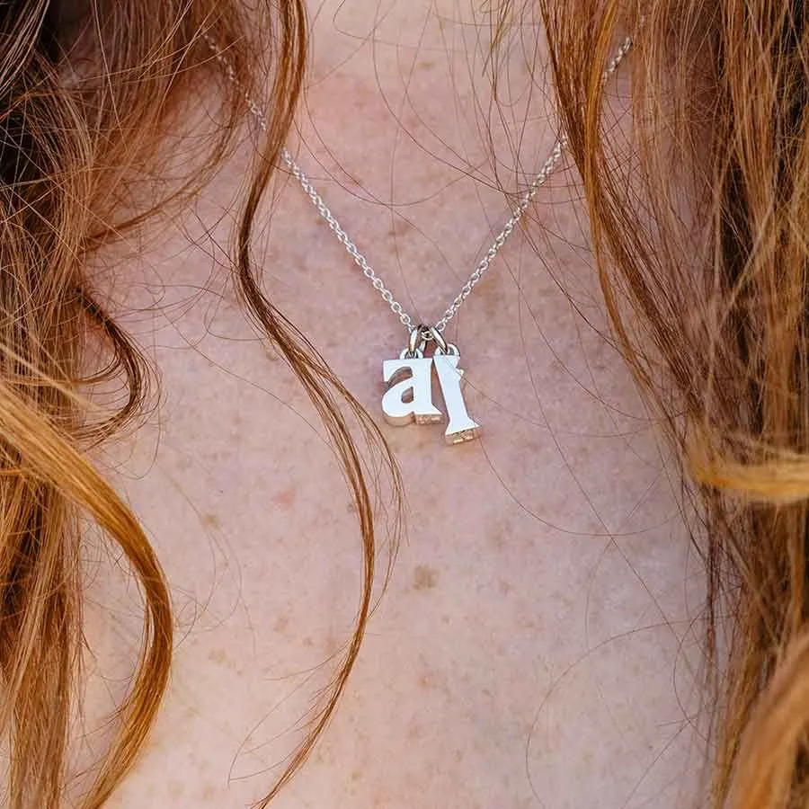Seed b Silver Necklace