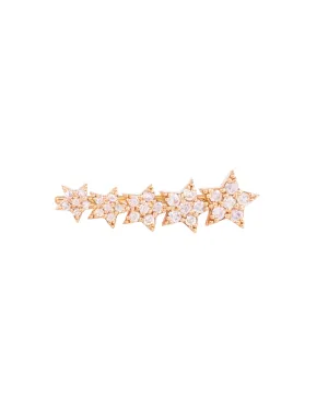 Shooting Stars 18K Gold, Whitegold or Rosegold Earring w. Diamonds