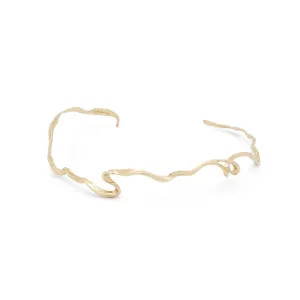 Smoke Fume 18K Gold Choker