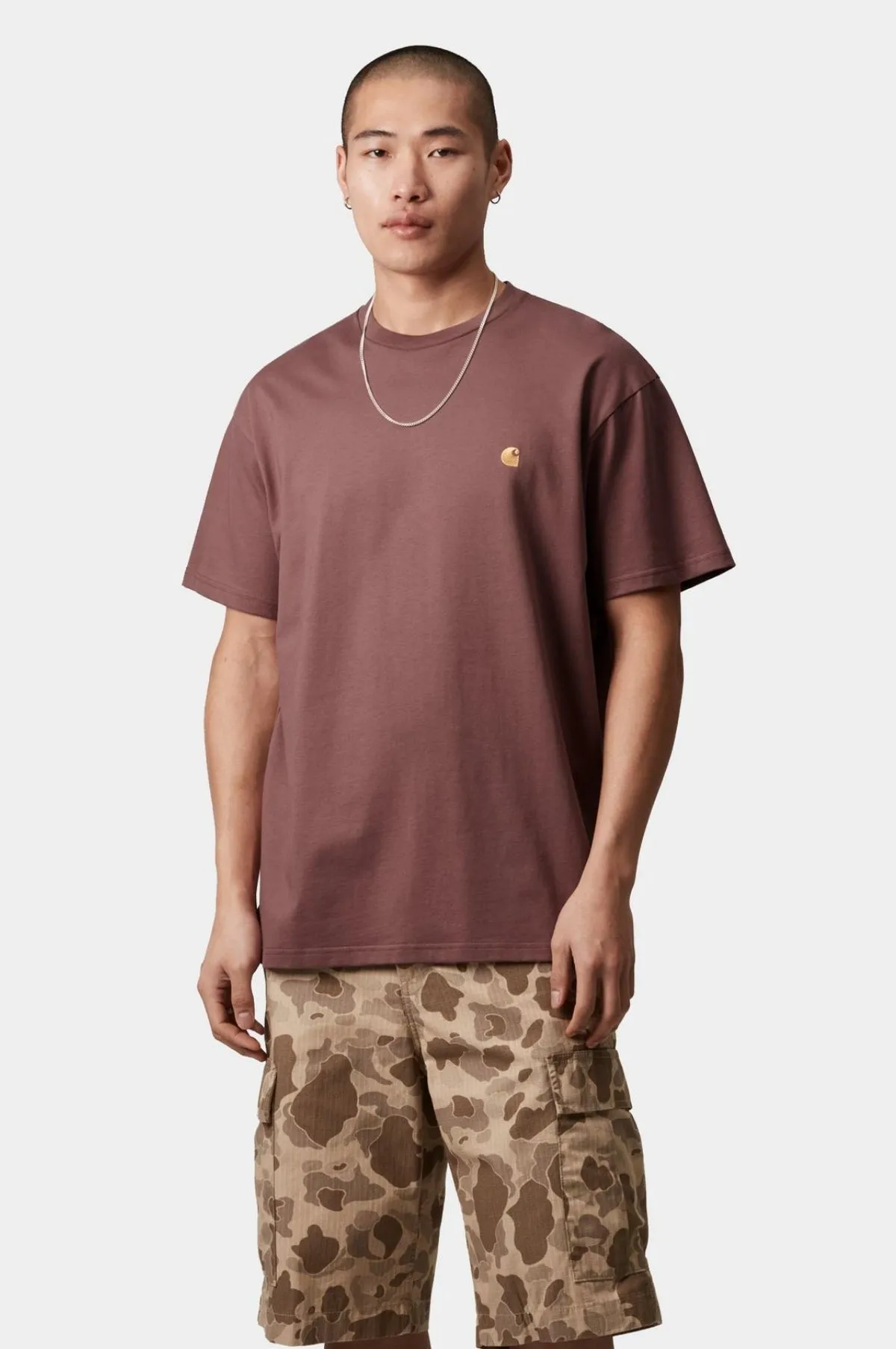 S/S Chase T-Shirt Dusky Pink/Gold