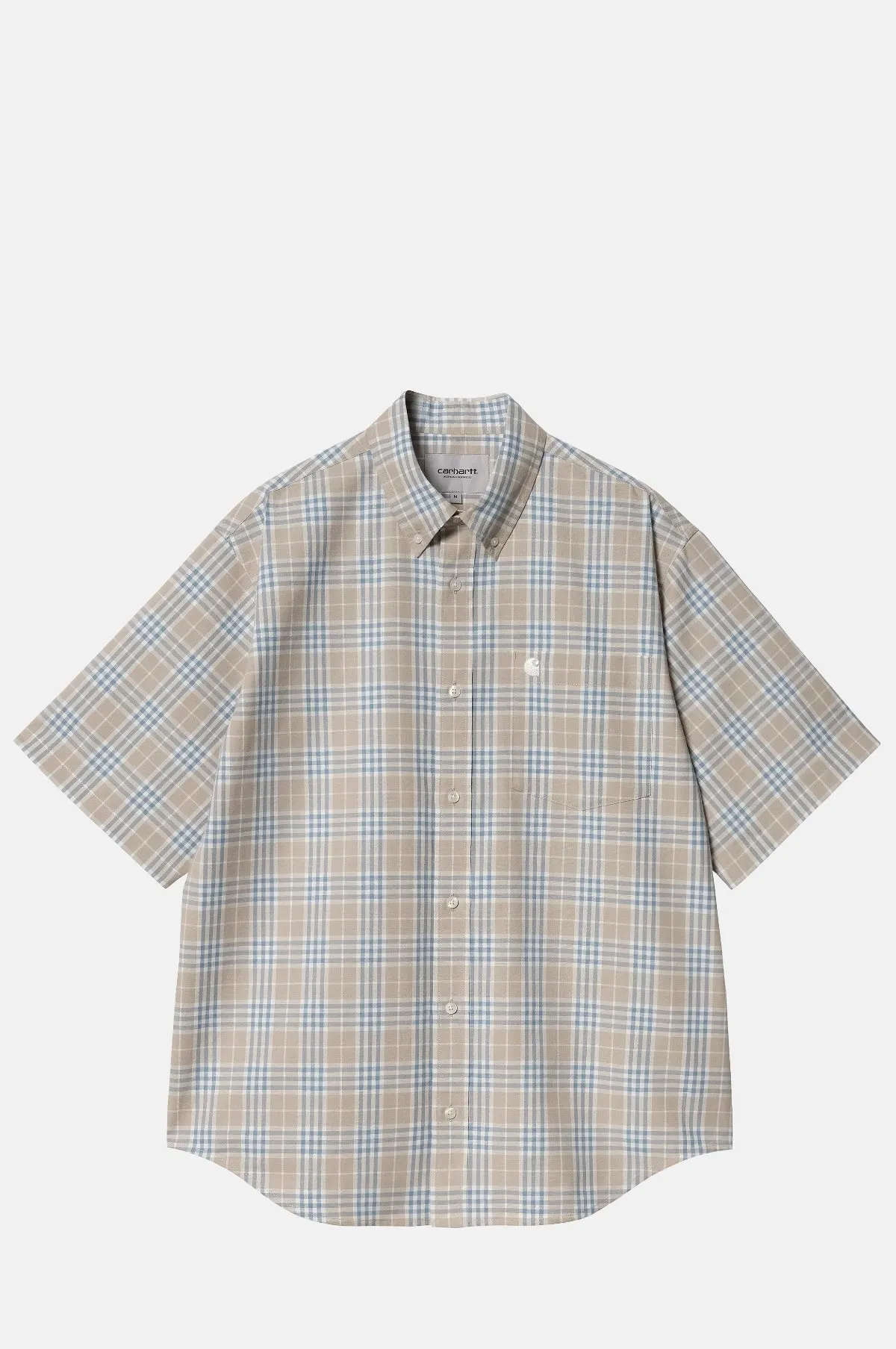 S/S Niven Check Shirt Wall/Wax