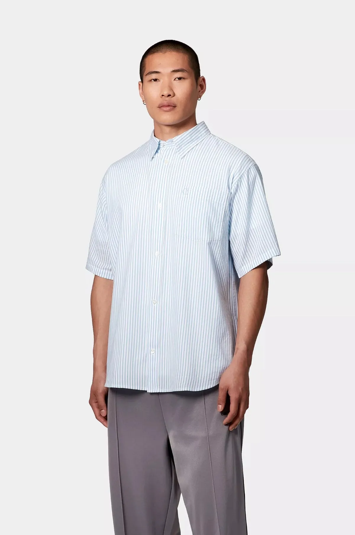 S/S Phelps Stripe Shirt Bluebird
