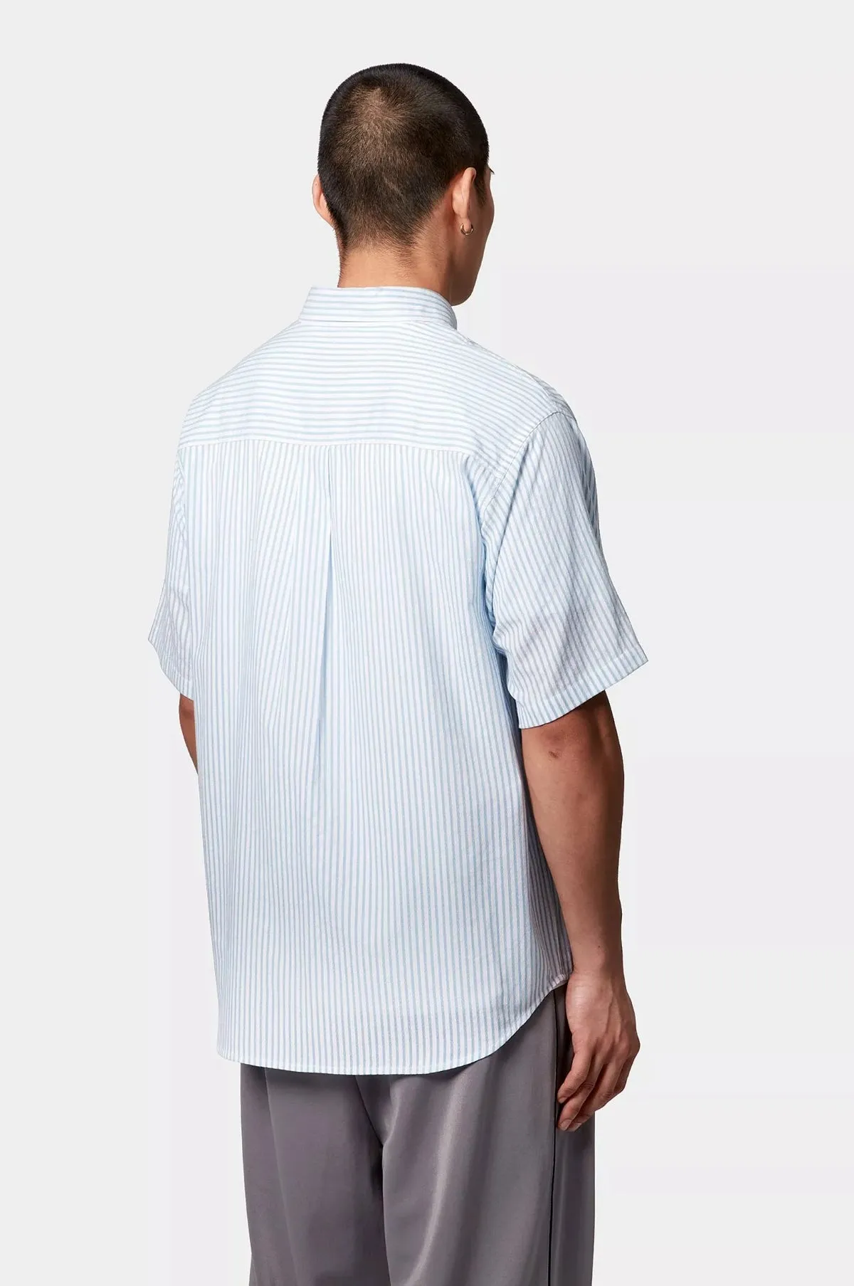 S/S Phelps Stripe Shirt Bluebird
