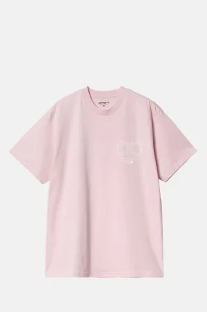 S/S Rotation T-Shirt Air Pink/White
