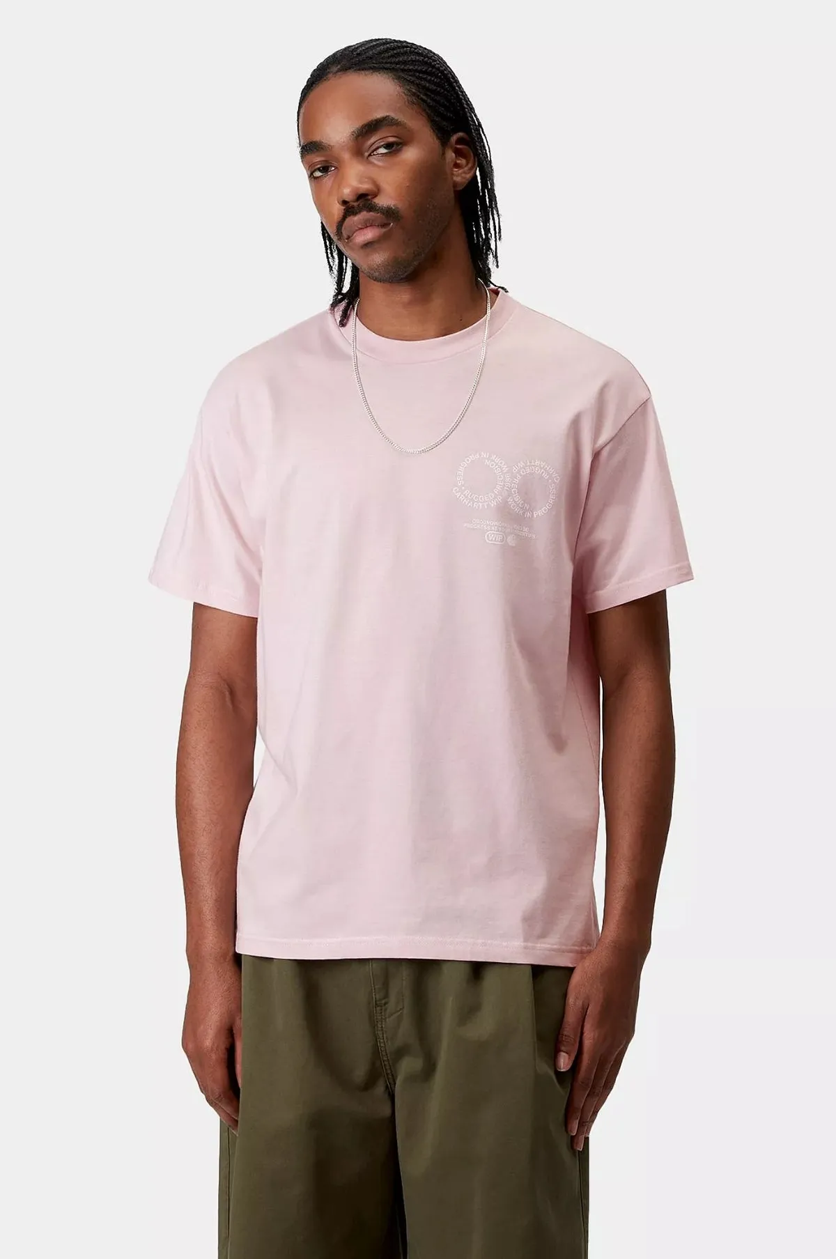 S/S Rotation T-Shirt Air Pink/White