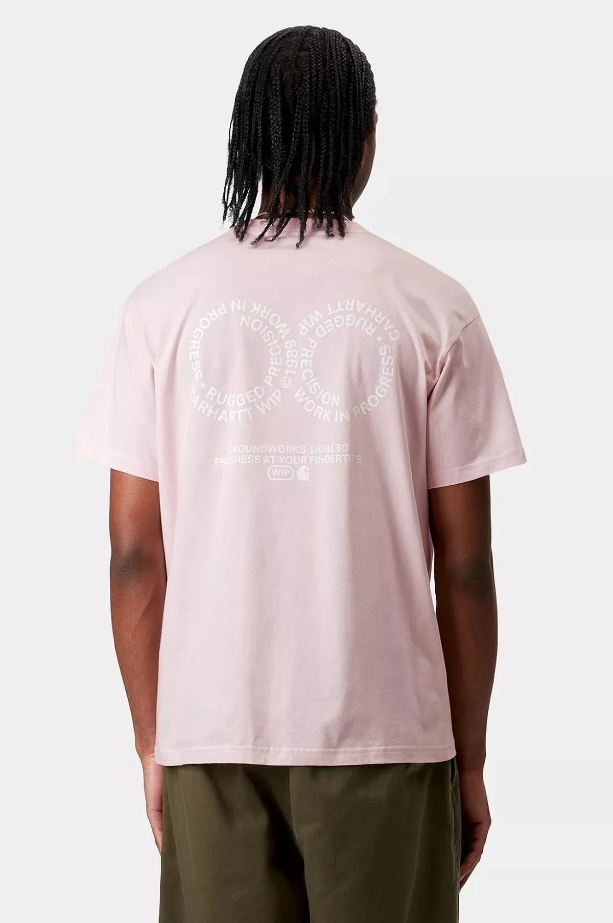 S/S Rotation T-Shirt Air Pink/White