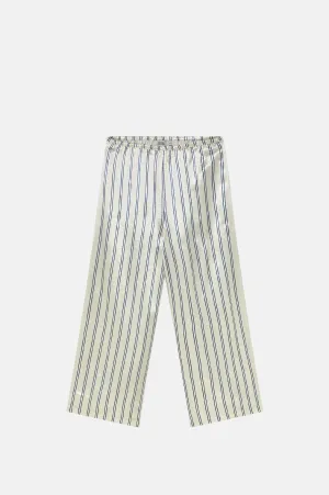 Stripes Elasticated Trousers Off-White