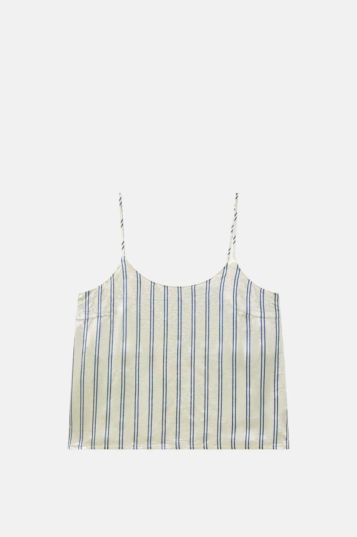Stripes Straps Top Off-White