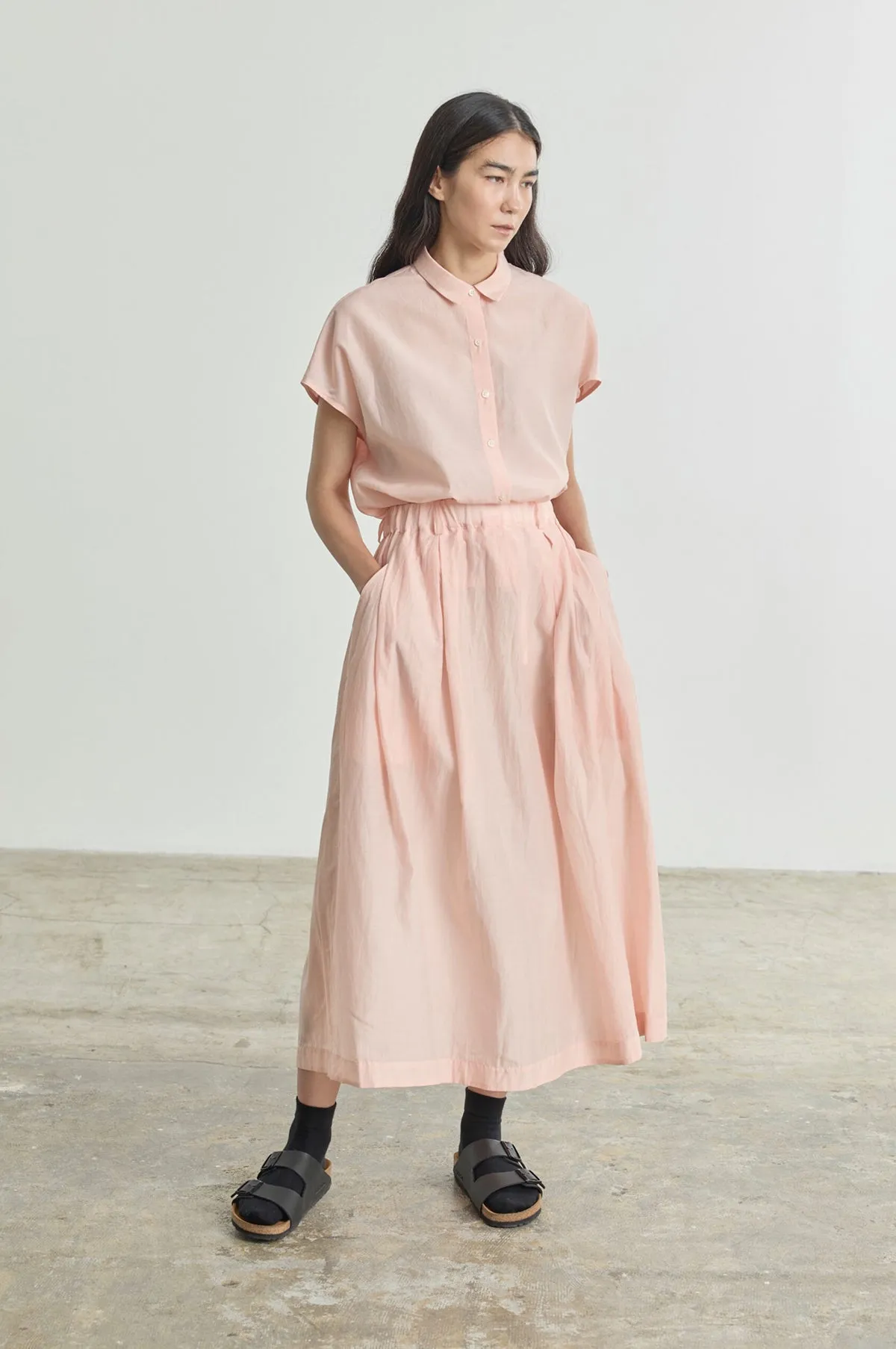 Tender Silk Top Pink
