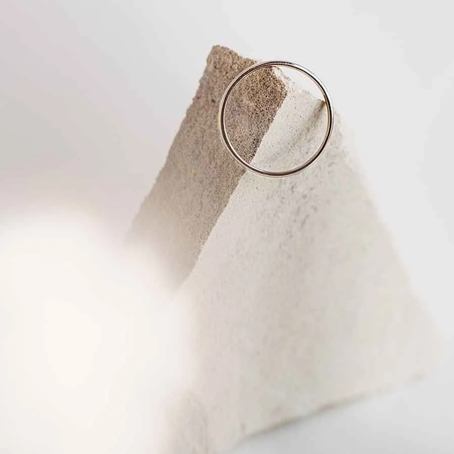 The Essential 18K Gold or Whitegold Ring