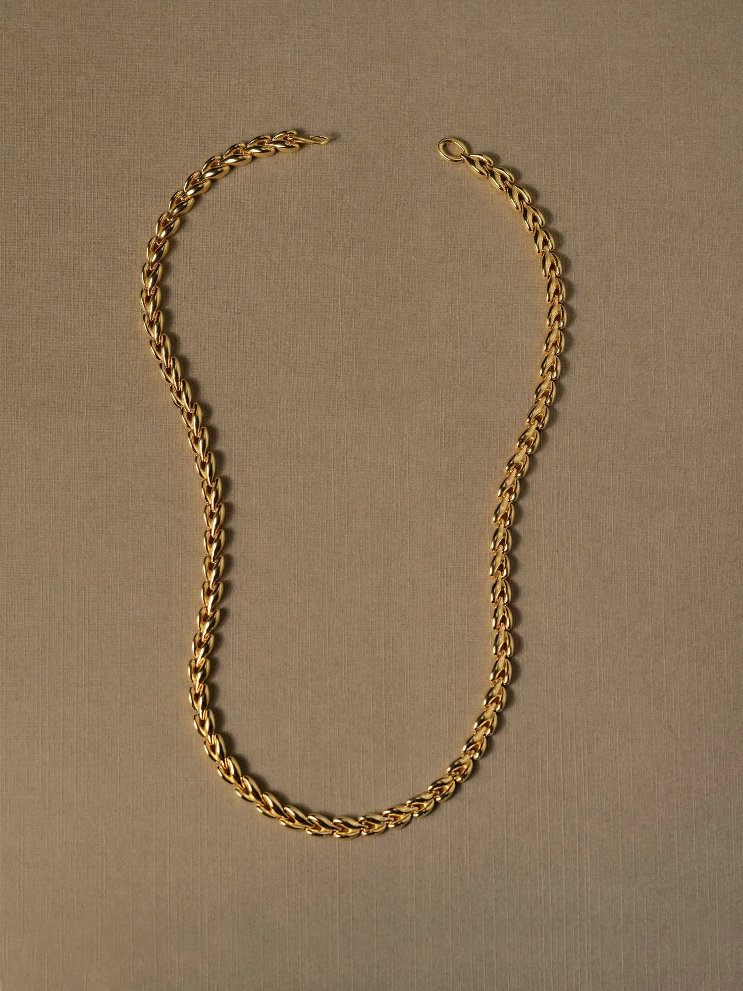 The Fishbone Chain Necklace - Classic