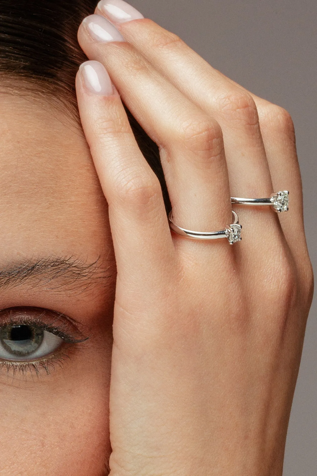 The Only One 1ct 18K Rose Gold Ring w. Lab-Grown Diamond