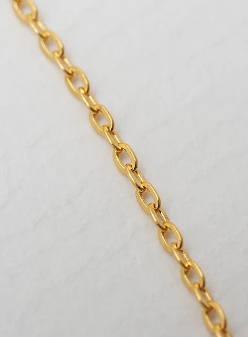 Thin 14K Gold Plated Necklace