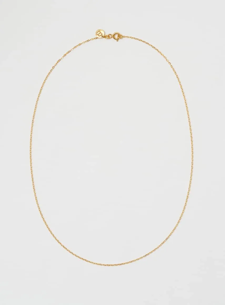 Thin 14K Gold Plated Necklace